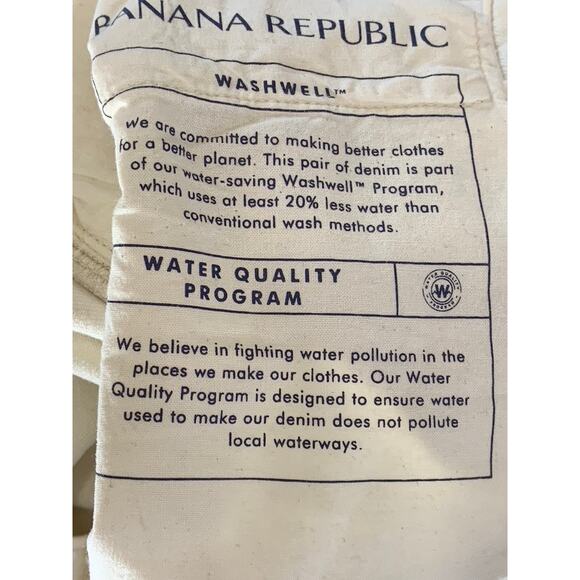 BANANA REPUBLIC Women's Beige Relaxed-Fit Straight-Leg Five Pocket Jean SZ 32X32 - Picture 11 of 12